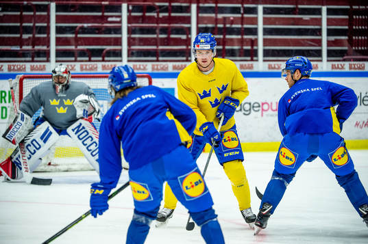 Joel Persson of Sweden at a practice session