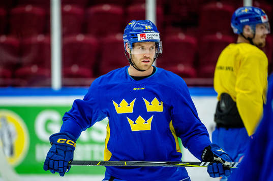 Oscar Lindberg of Sweden at a practice session