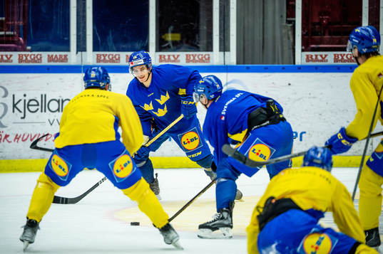 André Petersson of Sweden at a practice session