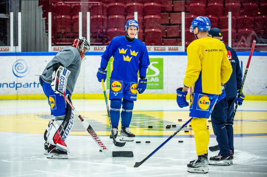 Anton Bengtsson of Sweden at a practice session