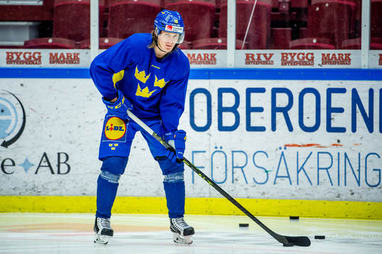 Marcus Sörensen of Sweden at a practice session
