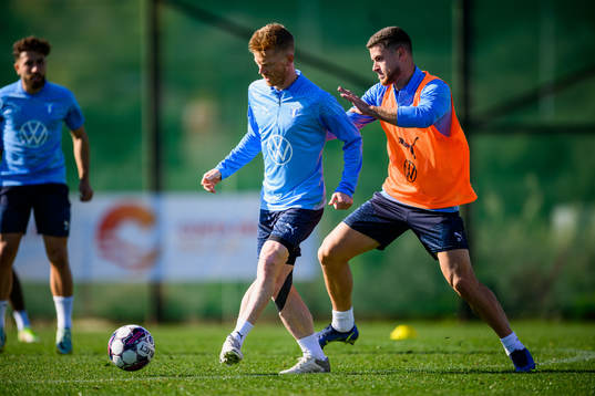 Isaac Kiese Thelin och Gabriel Busanello