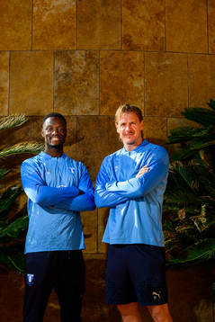 Johan Dahlin och Ismael Diawara