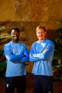 Johan Dahlin och Ismael Diawara