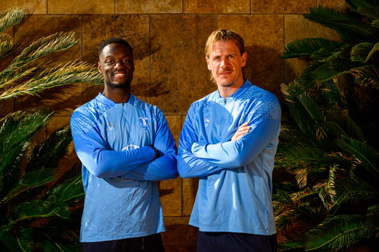 Johan Dahlin och Ismael Diawara