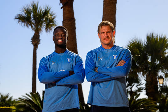 Johan Dahlin och Ismael Diawara