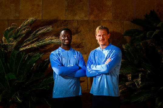 Johan Dahlin och Ismael Diawara