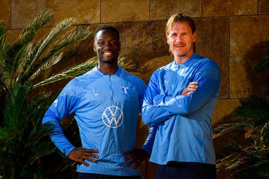 Johan Dahlin och Ismael Diawara