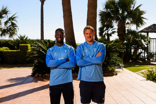 Johan Dahlin och Ismael Diawara