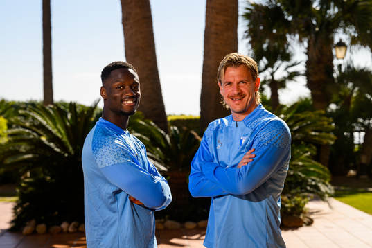 Johan Dahlin och Ismael Diawara
