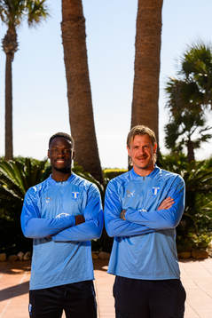 Johan Dahlin och Ismael Diawara
