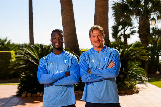 Johan Dahlin och Ismael Diawara