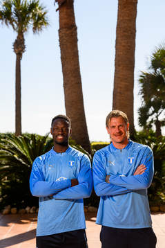 Johan Dahlin och Ismael Diawara