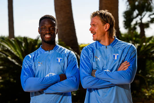 Johan Dahlin och Ismael Diawara