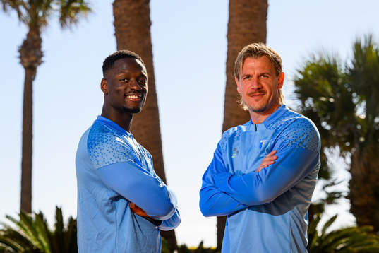 Johan Dahlin och Ismael Diawara