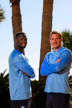 Johan Dahlin och Ismael Diawara