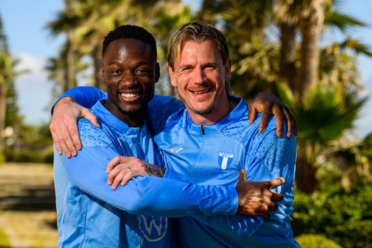 Johan Dahlin och Ismael Diawara