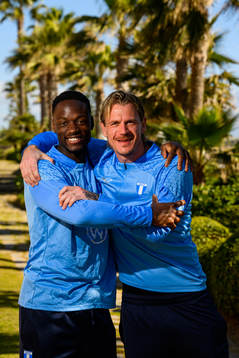 Johan Dahlin och Ismael Diawara