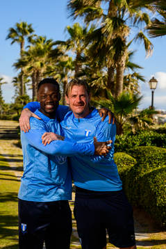 Johan Dahlin och Ismael Diawara