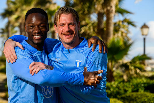 Johan Dahlin och Ismael Diawara