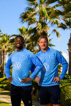 Johan Dahlin och Ismael Diawara