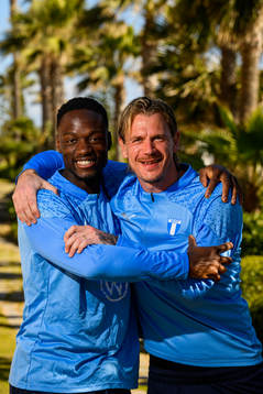Johan Dahlin och Ismael Diawara