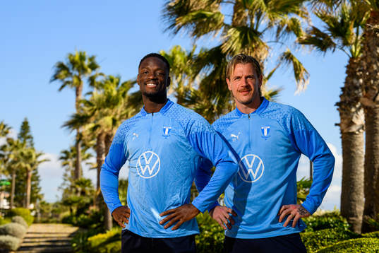 Johan Dahlin och Ismael Diawara