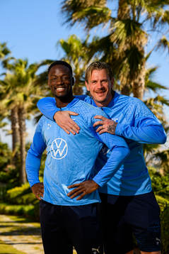 Johan Dahlin och Ismael Diawara