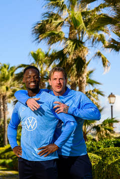 Johan Dahlin och Ismael Diawara