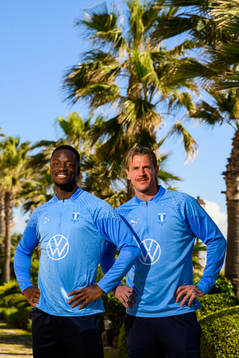 Johan Dahlin och Ismael Diawara