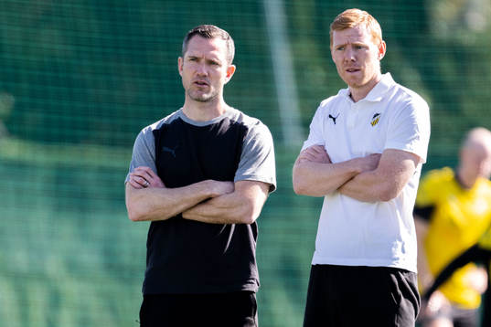 Sportchef Martin Eriksson och scout Hampus Andersson