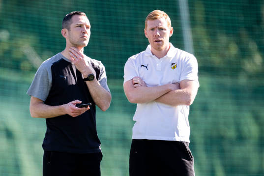 Sportchef Martin Eriksson och scout Hampus Andersson