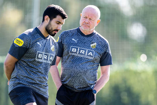 Matchanalytiker Mario Chavez och tränare Per-Mathias Høgmo