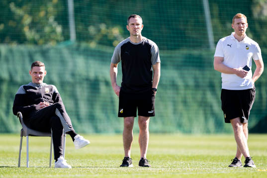 Sportkoordinator Jon Jönsson, sportchef Martin Eriksson