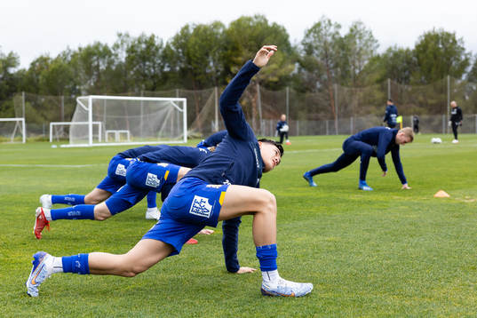 IFK Göteborgs Johannes Selvén innan träningsmatchen i