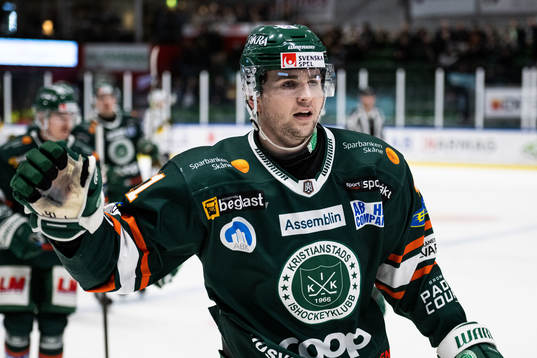 Kristianstads Melker Eriksson jublar