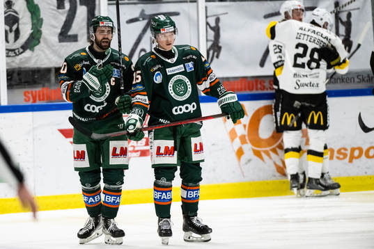 Kristianstads Rikard Olsen och Martin Gran deppar medan