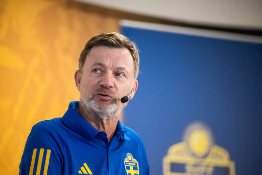 Bläddra bland fler bilder av Football, Sweden, Press conference