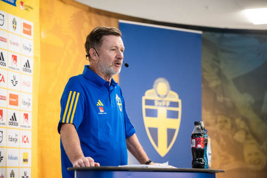 Peter Gerhardsson, head coach of the Swedish women’s