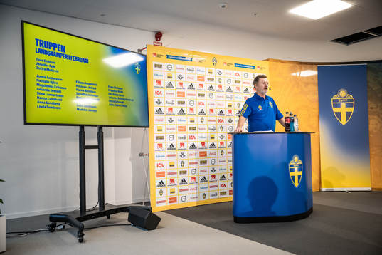 Peter Gerhardsson, head coach of the Swedish women’s