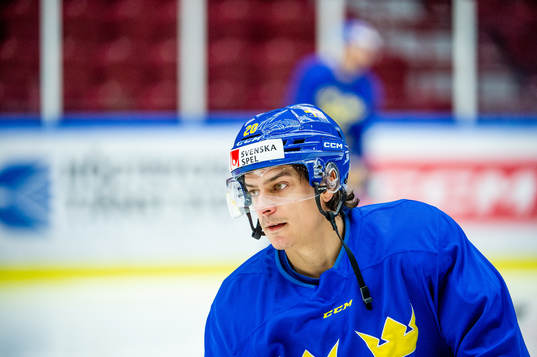 André Petersson of Sweden at a practice session