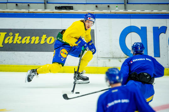 Joakim Nygård of Sweden at a practice session