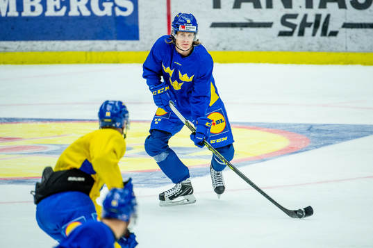 Marcus Sörensen of Sweden at a practice session