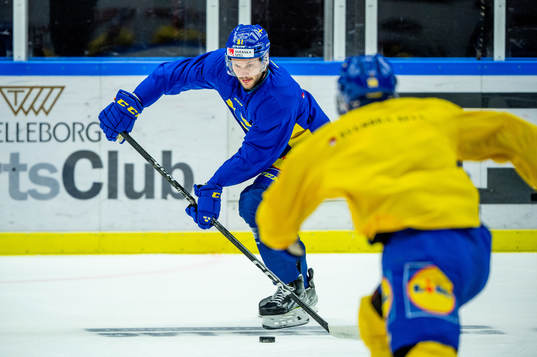 Theodor Lennström of Sweden at a practice session