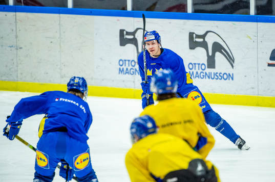 Pär Lindholm of Sweden at a practice session