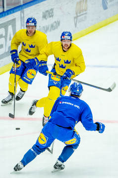 Lucas Wallmark, Joakim Nordström and Lukas Bengtsson of