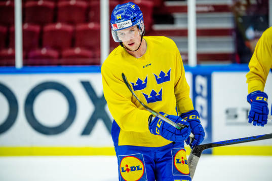 Joel Persson of Sweden at a practice session