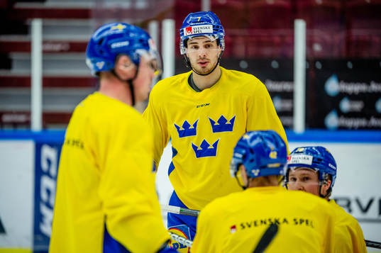 Hardy Häman Aktell of Sweden at a practice session