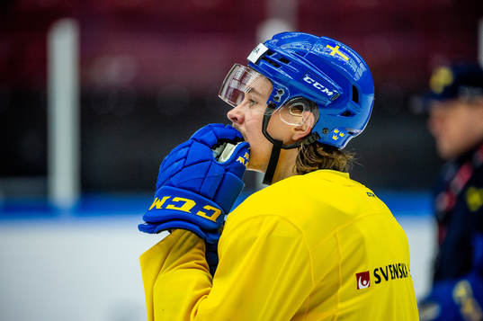 Joakim Nygård of Sweden at a practice session