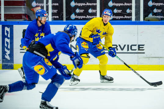 Anton Bengtsson of Sweden at a practice session